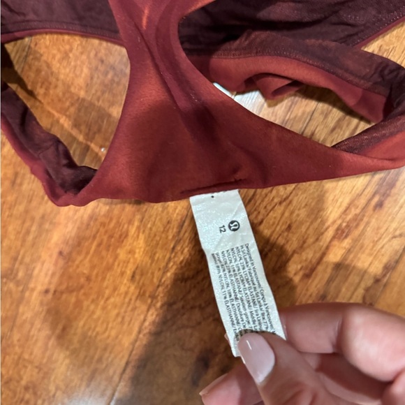 Lululemon Sz 12 Wunder Train Longline Bra Medium Support C/D Cup - Picture 3 of 3